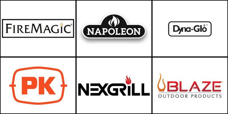 The best charcoal BBQ grills include Napoleon, Dyno-Glo, Firemagic, and Blaze.