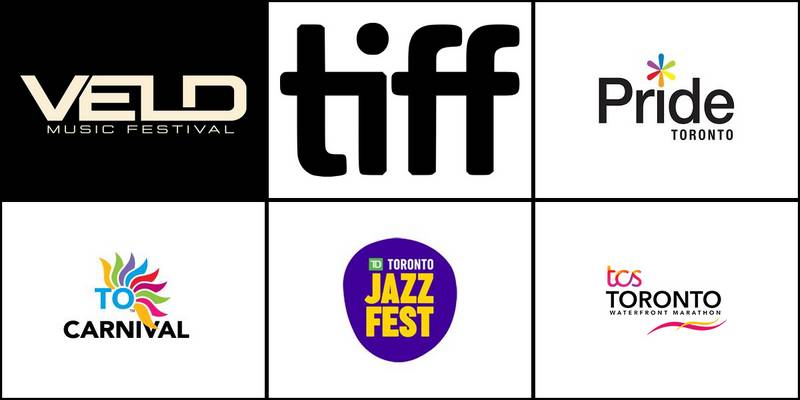 The biggest festivals in Toronto are TIFF, Pride, and VELD Music Festival.